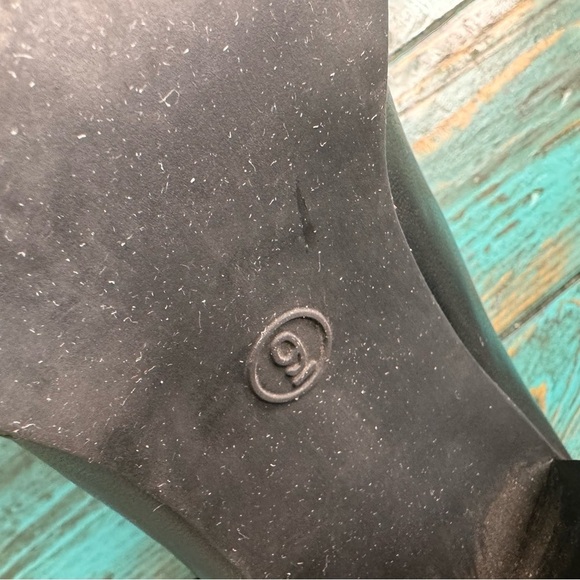 Vintage 725 Originals Black Chunky Heeled Loafers Size 9 - Picture 9 of 15